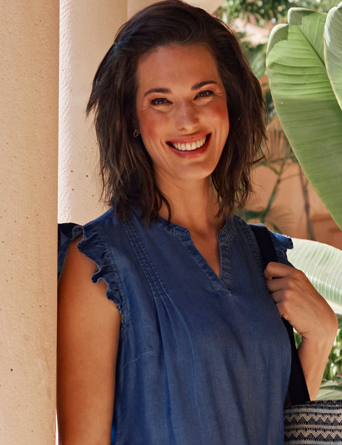 Laid Goods Back View