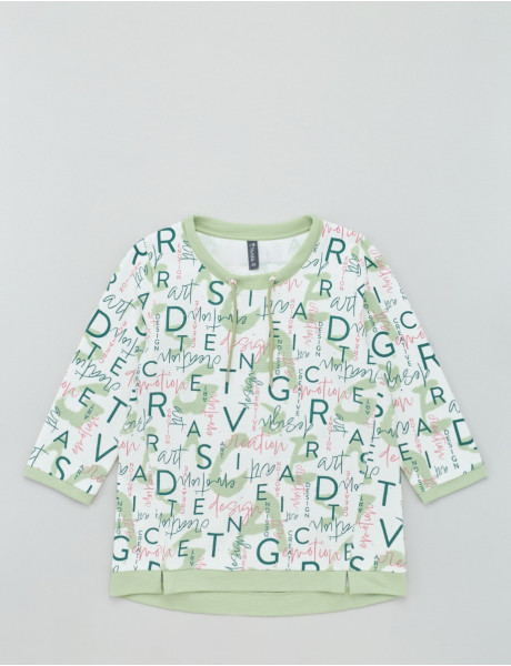 Camicia testurizzata con motivo all-over